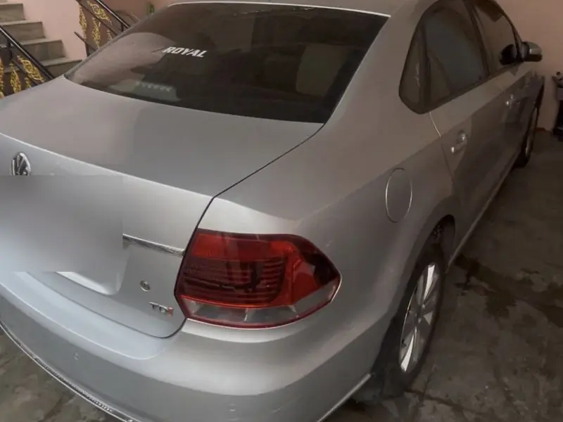 Silver VW Vento 2018 after coding